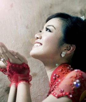 Asian Red Bride Dress