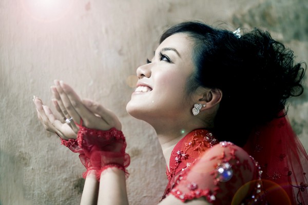 Asian Red Bride Dress