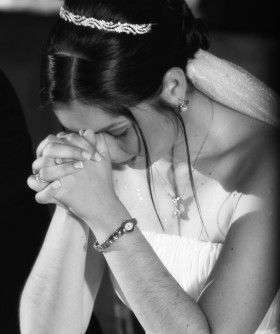Bride Praying