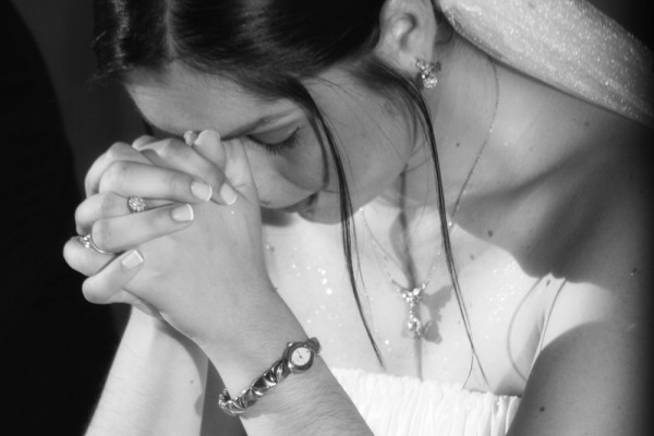 Bride Praying