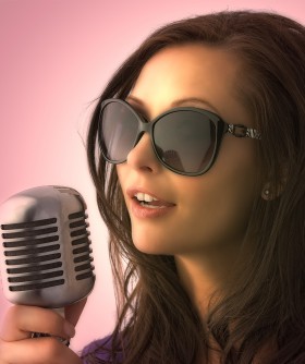 Singer in Sunglasses