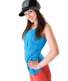 Trandy teen girl